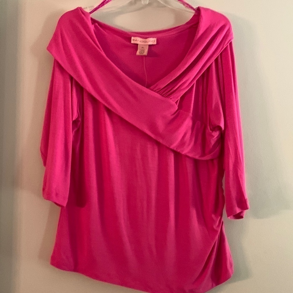 Bandolino Hot Pink Blouse
